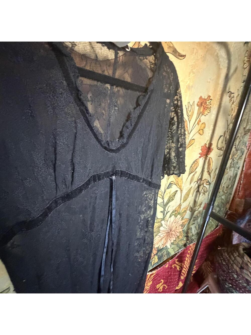 Unité la redoute Black Lace Dress size 4 - Picture 3 of 7